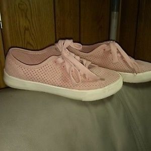 Pink sneakers